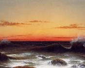Seascape, Sunset - 马丁·约翰逊·赫德